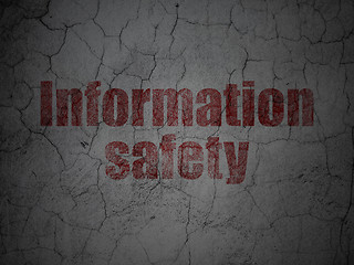 Image showing Privacy concept: Information Safety on grunge wall background