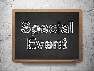 Image showing Finance concept: Special Event on chalkboard background