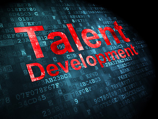 Image showing Education concept: Talent Development on digital background