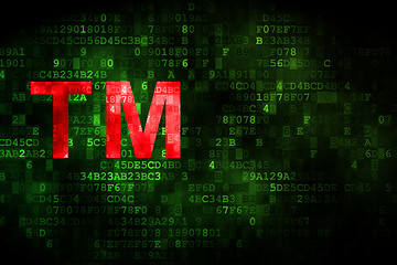 Image showing Law concept: Trademark on digital background