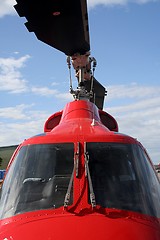Image showing Front of a helicopter