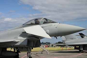 Image showing Cockpit view of Eurofighter