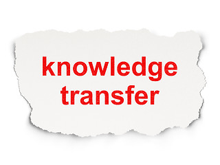 Image showing Education concept: Knowledge Transfer on Paper background