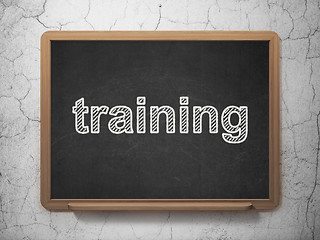 Image showing Education concept: Training on chalkboard background