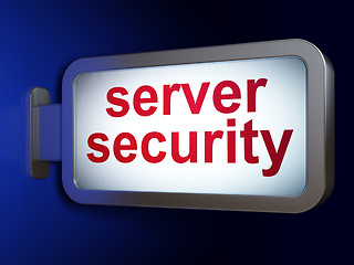Image showing Privacy concept: Server Security on billboard background