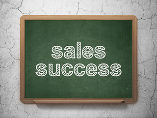 Image showing Marketing concept: Sales Success on chalkboard background