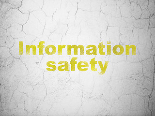 Image showing Security concept: Information Safety on wall background