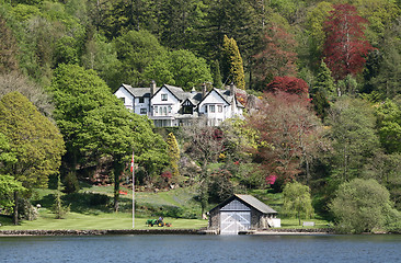 Image showing large house and garden