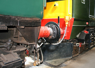 Image showing buffers on a train