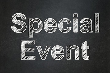 Image showing Finance concept: Special Event on chalkboard background