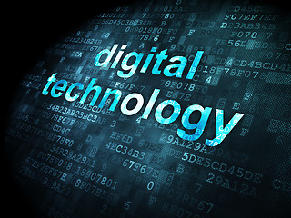 Image showing Data concept: Digital Technology on digital background