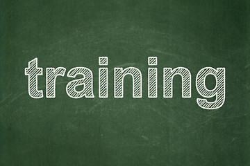 Image showing Education concept: Training on chalkboard background