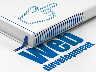 Image showing Web development concept: book Mouse Cursor, Web Development on white background