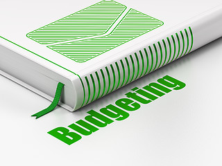 Image showing Finance concept: book Email, Budgeting on white background