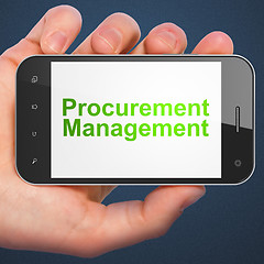 Image showing Business concept: Procurement Management on smartphone