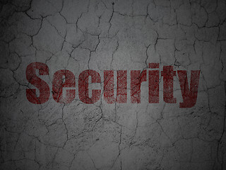 Image showing Privacy concept: Security on grunge wall background