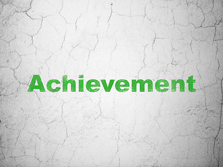 Image showing Education concept: Achievement on wall background