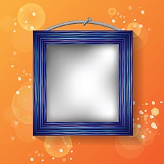 Image showing blue frame