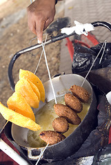 Image showing street food typical domnican republic