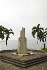 Image showing statue malecon santo domingo