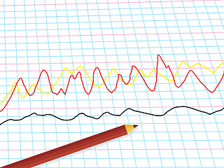 Image showing illustrated graph