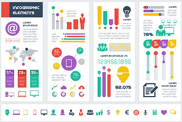 Image showing IT Industry Infographic Elements