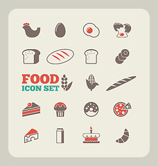 Image showing Food Infographic Template.