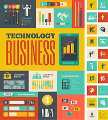 Image showing Business Infographic Template.