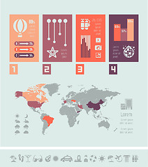 Image showing Travel Infographic Template.