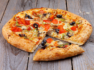 Image showing Vegetarian Pizza