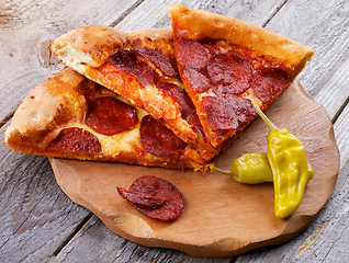 Image showing Pepperoni Pizza