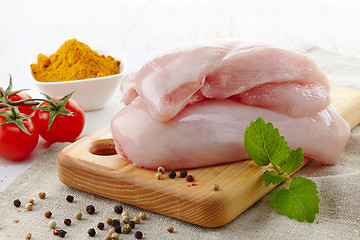 Image showing raw chicken breast