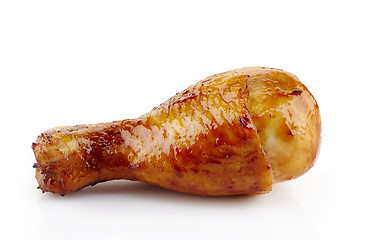 Image showing Roasted chicken leg