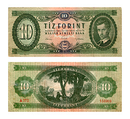 Image showing ten forints, Hungary, 1962