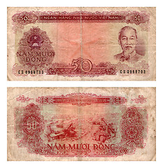 Image showing fifty dongs, Socialist Republic Vietnam, 1976