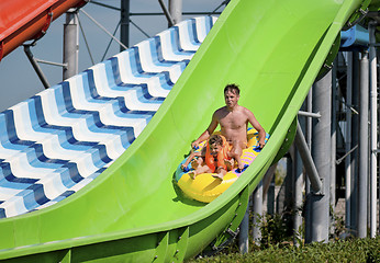 Image showing At aqua park