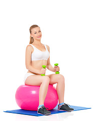 Image showing Fitness woman