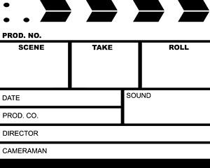 Image showing film clap board