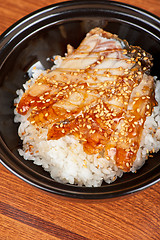 Image showing eel with rice