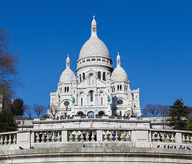 Image showing Sacre Coeur in Montmartre, Paris