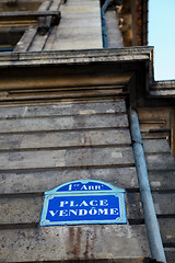 Image showing Place Vendome in Paris