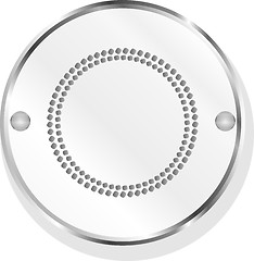 Image showing glossy web buttons with abstract circles