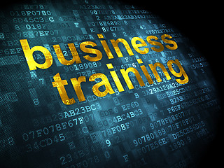 Image showing Education concept: Business Training on digital background