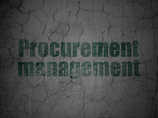 Image showing Business concept: Procurement Management on grunge wall