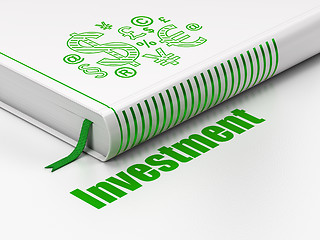 Image showing Finance concept: book Finance Symbol, Investment on white
