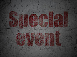 Image showing Finance concept: Special Event on grunge wall background