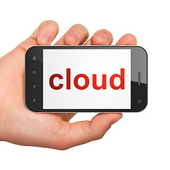 Image showing Cloud on smartphone