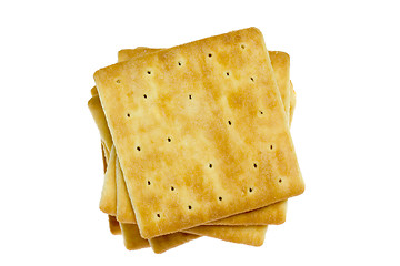 Image showing Square crackers

