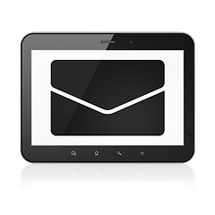 Image showing Finance concept: Email on tablet pc computer