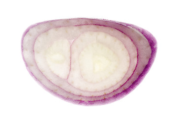 Image showing Slice of shallot

